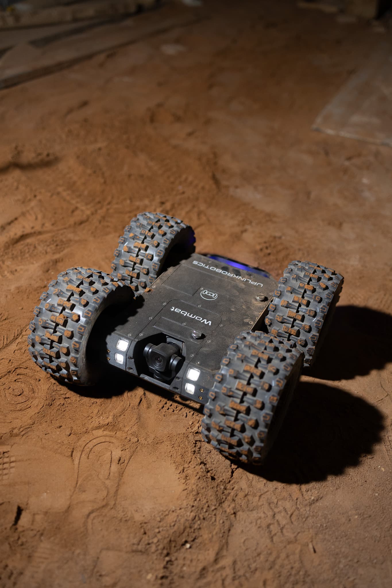 Wombat crawlspace inspection robot