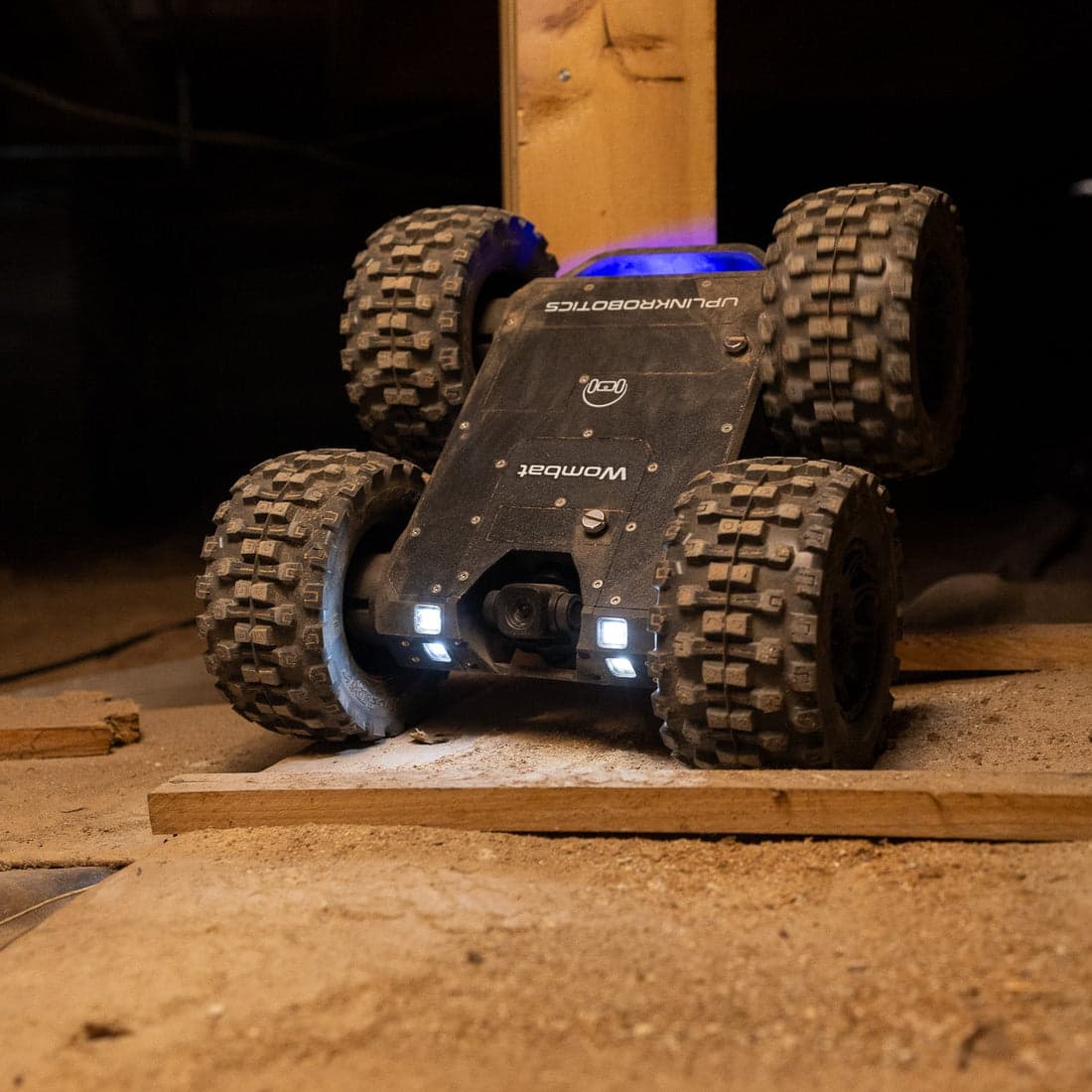 Crawlspace inspection robot